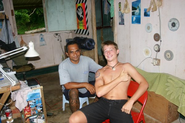 Ryan sporting some new ink.